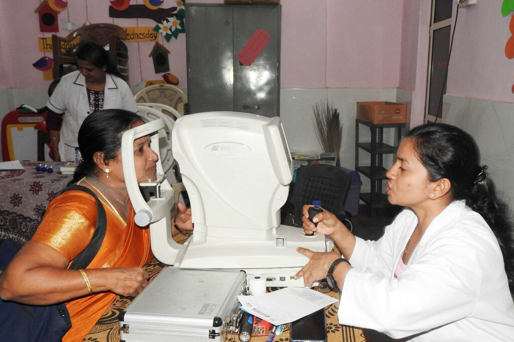 Eye checkup camp